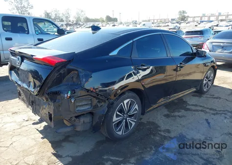 2016 Honda Civic Ex-L from USA, damaged, VIN 2HGFC1F74GH660044